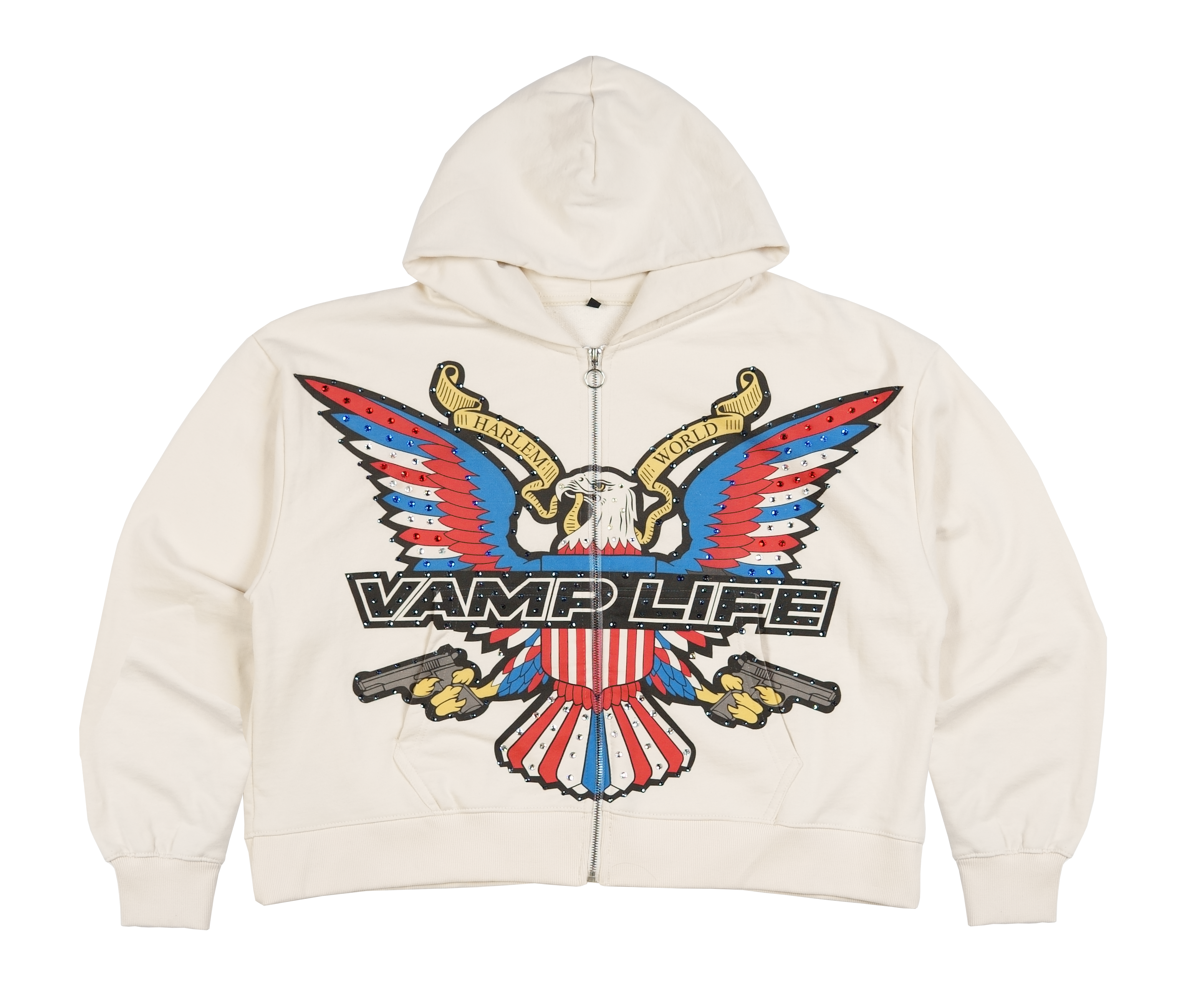 RHINESTONE VAMPLIFE DIPLOMAT HOODIE